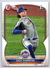 100x  ZACH THORNTON  METS RC 1st card 2023 BOWMAN DRAFT #BD-187   100cardlot