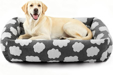 XL Dog Beds Large Sized Dog, Rectangle Washable Orthopedic Pet Bed with Removabl