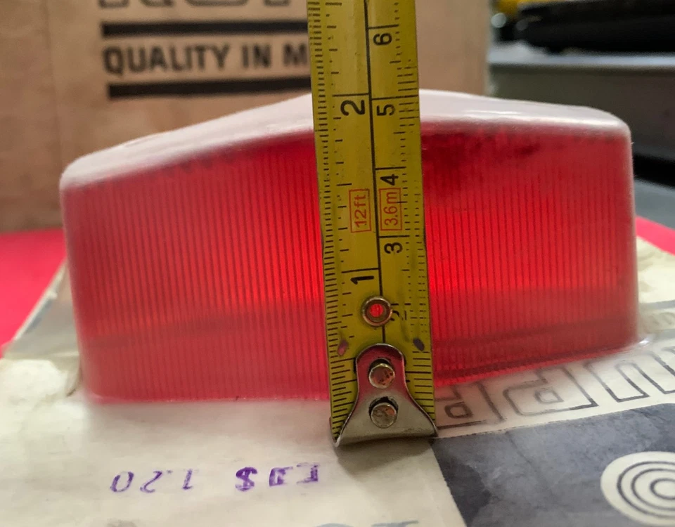 LENTE DE LUZ TRASERA MiniBike Rupp OEM VINTAGE #15288 70-74 ROADSTER Foto 3 de 4