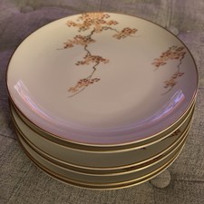 Fukagawa Arita Maple Leaf 905 Salad Plates Set Of 6 Excellent 7 1/2"
