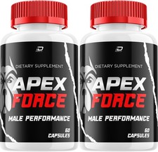 (2 Pack) Apex Force for Men Capsules – Apex Force Vitamin Complex Pills, Energy