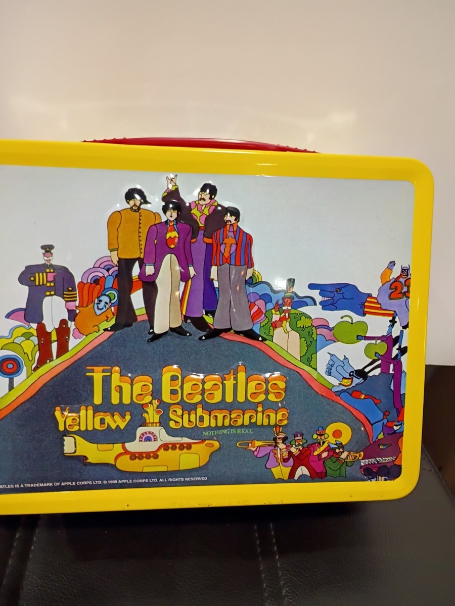 1999 The Beatles Yellow Submarine Metal Lunchbox Apple Corps Ltd