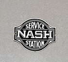 VINTAGE NASH DEALERSHIP PORCELAIN SIGN GAS OIL CAR TRUCK MOTORCYCLE