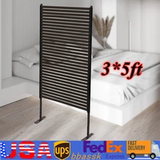 1 Panel Wood Room Divider Folding Privacy Screen Heavy Duty Home Partition Wall