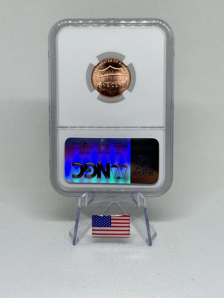 2023 Extra V” NGC MS64 RD Presidential Label! In Wooden Box 🇺🇸💯✨ - Image 4 of 4