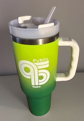 Publix Tumbler 95th Anniversary Tumbler 40oz With Straw | eBay