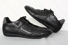 Bikkembergs  Herrenschuhe Halbschuhe Sneaker Schwarz Gr 43  Leder Nr 9 v 15 TOP