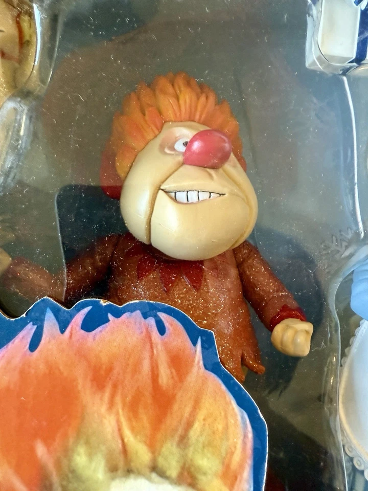 Figuras de juguete vintage Rankin Bass del año sin Papá Noel de Sun Coast en caja Foto 2 de 4