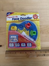 1996 Tyco Magna Doodle Face Doodler Accessory Set Sealed 3 