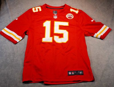 Patrick Mahomes Nike KC Chiefs Red NFL On Field Jersey Men s Size M #15