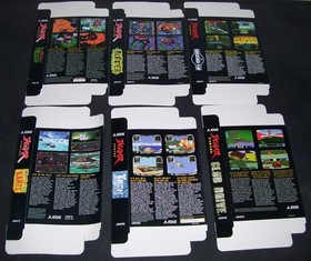 Atari Jaguar 64-Bit Games Console 6 x NEW Game Boxes Karts Club Drive Ruiner