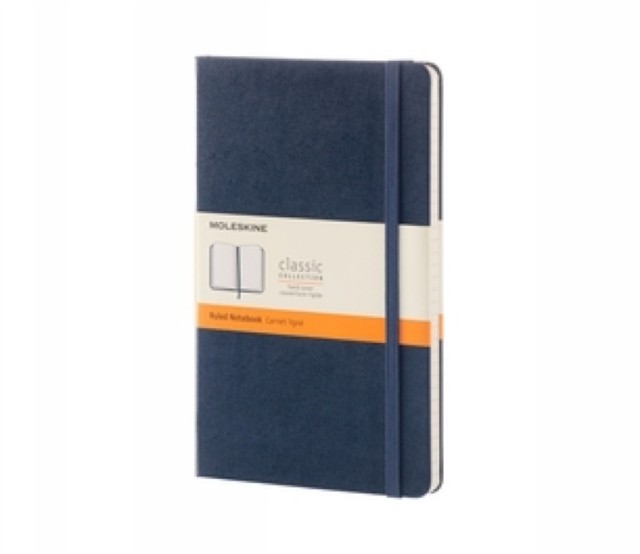 Moleskine Sapphire Blue Large Ruled Notebook Hard (Paperback Book) - Image 8