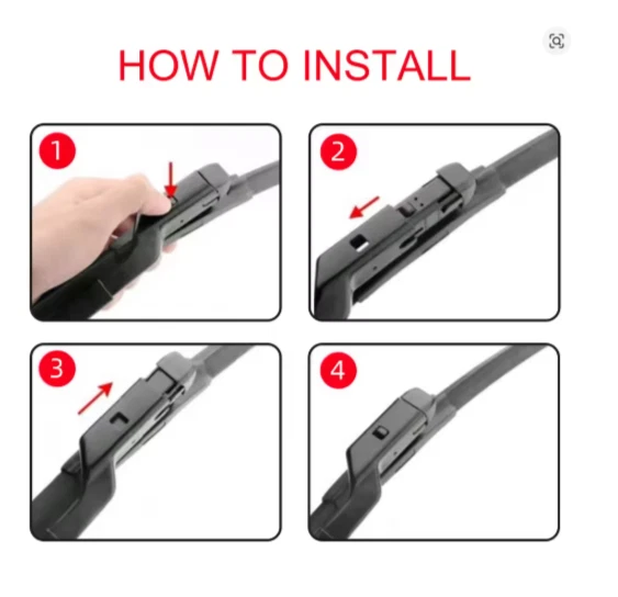 2PCS Front Wiper Blades For TOYOTA C-HR CHR 2016-2023 26"+16" - Image 2 of 4