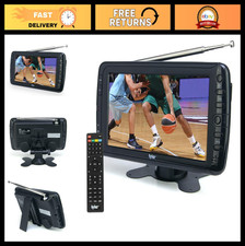 7" Portable LCD TV Monitor - Rechargeable, Wireless, HD, USB/HDMI, Remote, Trave