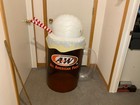 Rare Vintage 1970s A&W Root Beer Large “ROOT BEER FLOAT MUG” Inflatable 2 sides! — photo 1
