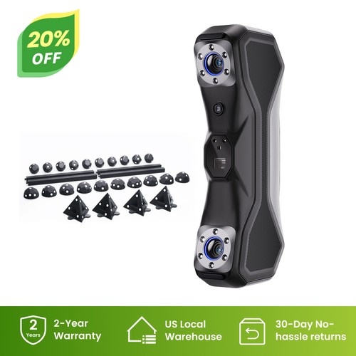 Revopoint MetroX 3D Laser Scanner 0.01mm Blue Laser Handheld Scan CAD Designer