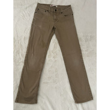 Levi  s 511 Slim Boys Straight Leg Khaki Jeans Size 16Reg 28X28 Distressed