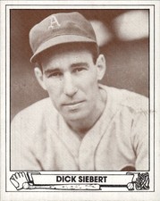 1983 TCMA 1943 Play Ball #23 Dick Siebert Philadelphia Athletics