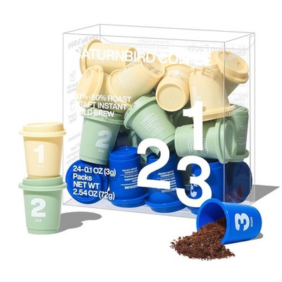 SATURNBIRD Instant Coffee Cold Brew - Light, Medium Roast Variety Pack