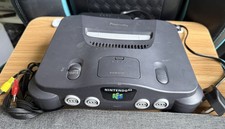 Nintendo 64 N64 Console PAL with Power Supply and AV Cable, Tested and working.