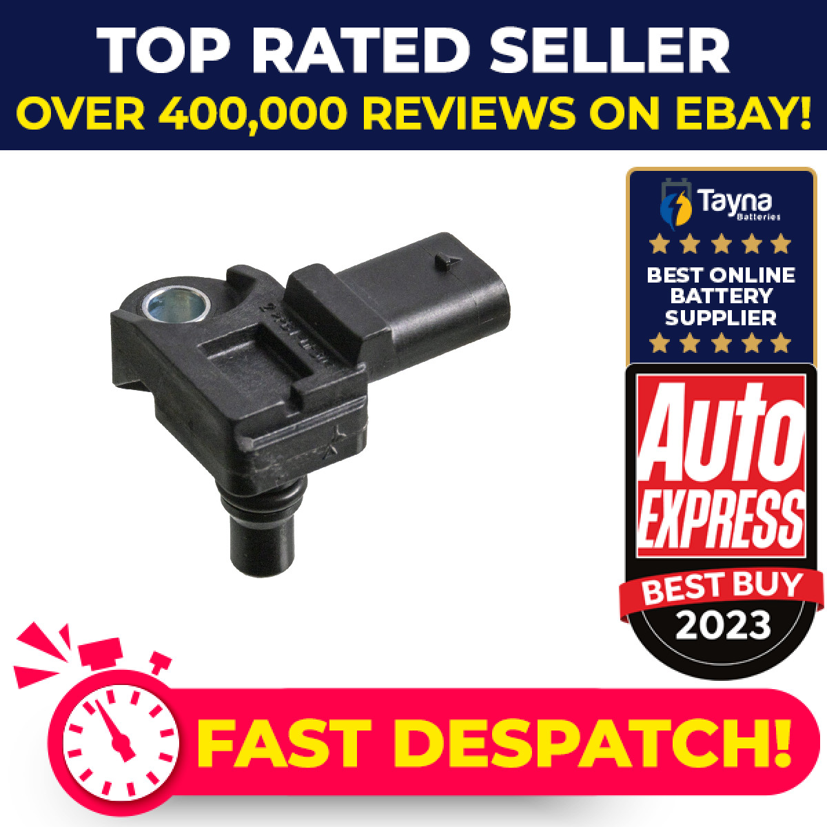 MAP Sensor 197237 Febi Manifold Pressure 13627636936 13628637898 Quality New