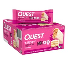 Nutrition Crispy Cake Protein Bar, 17g Protein, 1g Sugar, 2g Net Carbs, Glute...