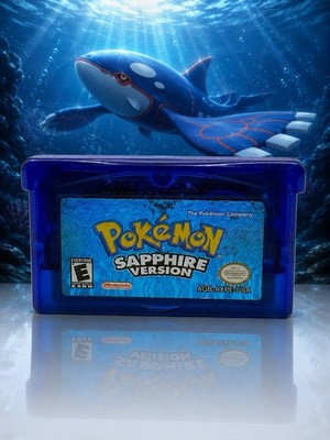 Pokemon Sapphire Version Nintendo Game Boy Advance GBA Authentic New Battery