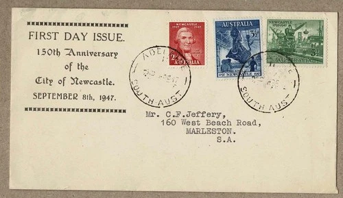 Australia 1947 Oceanic ( Eustis)  Newcastle FDC Cover