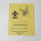 New ListingGriswold Early American Ware Brochure Vintage Cast Iron Pots Pans Cookware