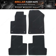 For 2014-2023 Jeep Cherokee Limited Altitude Front Rear Floor Mats Carpet Black