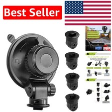 S504 Dash Cam Mount - Convenient 360 Rotating Suction Holder for All Cars