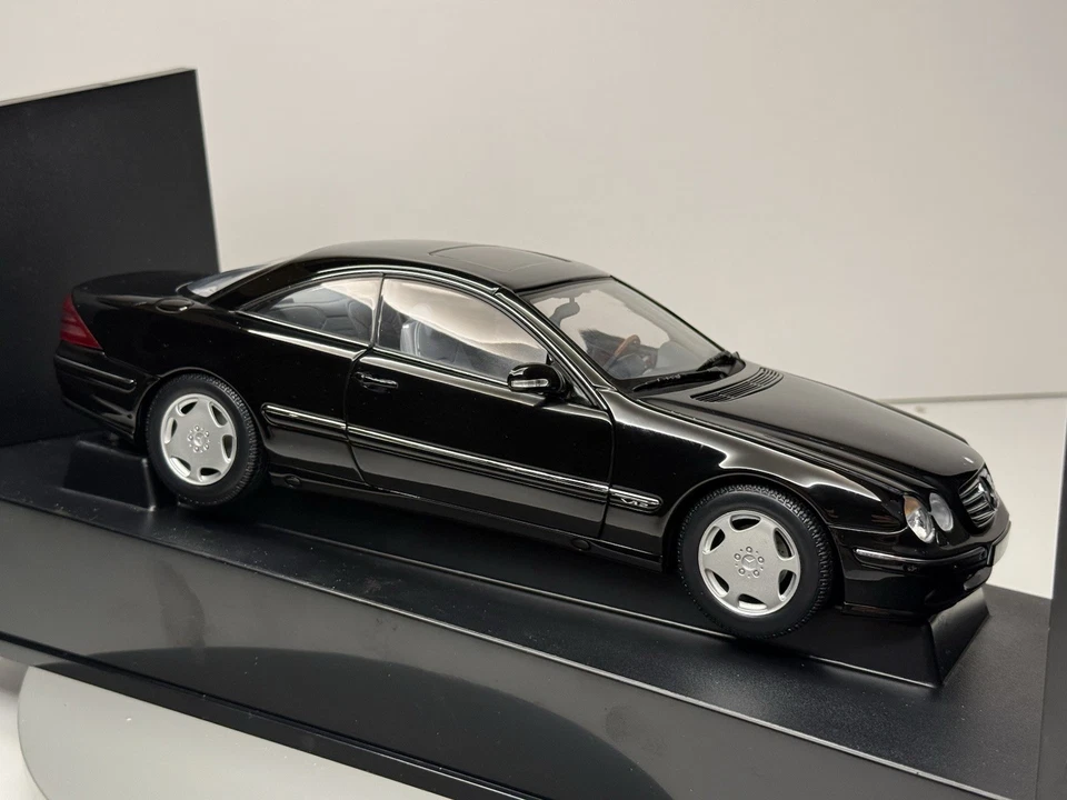 AUTOART 1/18 Mercedes bene cl600 nero (GTSPIRIT MINICHAMPS NZG OTTO SOLIDO NOREV - Immagine 4 di 4