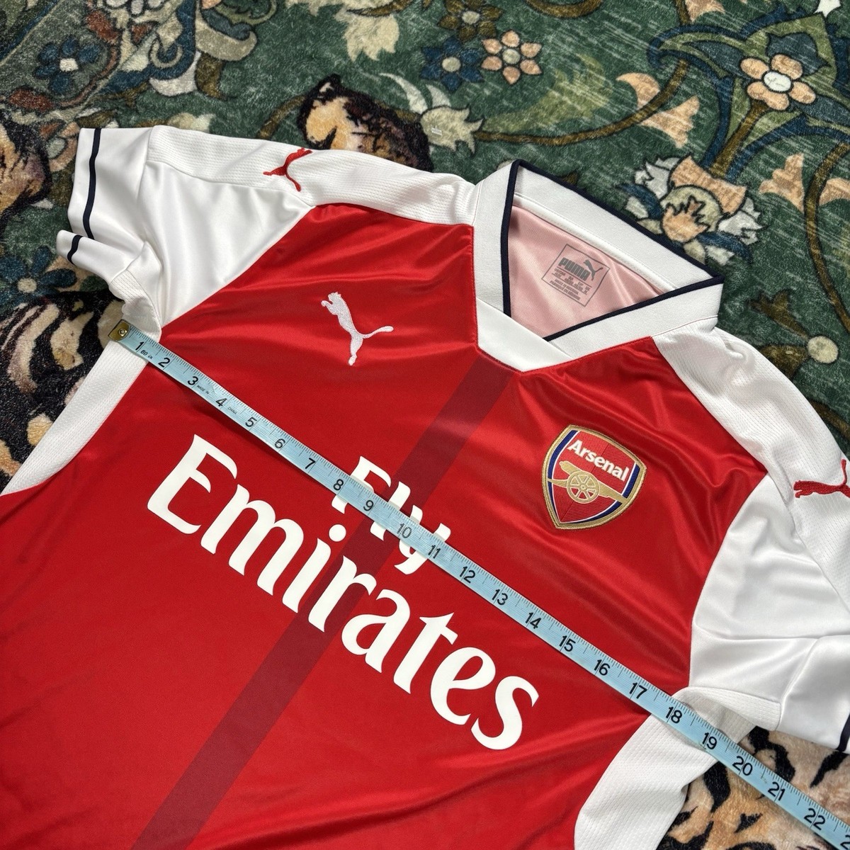 Arsenal London 2016/17 Home Soccer Jersey Football Shirt Puma Red