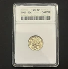 1941 Mercury Dime — ANACS Soapbox MS62 🔥 Vintage Holder