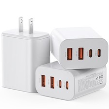 3 Pack 40W USB C Charger Block Fast Charging Wall Plug Power Adapter Cube