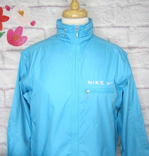Vintage Nike Tracksuit Windbreaker Set Jacket Crop Pants 90's Y2K women's M 8/10 - Picture 3 of 21