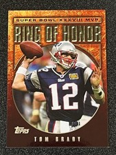 2004 TOPPS TOM BRADY RING OF HONOR CARD #RH-38 - PATRIOTS