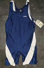 Hind Speedsuit Singlet Running Bodysuit Suit, Navy Blue XL