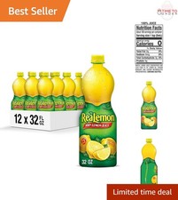 Lemon Juice Concentrate 32oz Bottle Pack of 12 Gluten-Free Sodium-Free