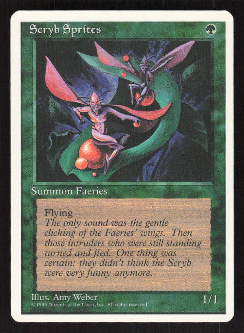 1995 Scryb Sprites Fourth Edition MTG