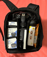 Canon EOS 4000D Camera Accessory Bundle w/ Bag, Filters, Battery Charger