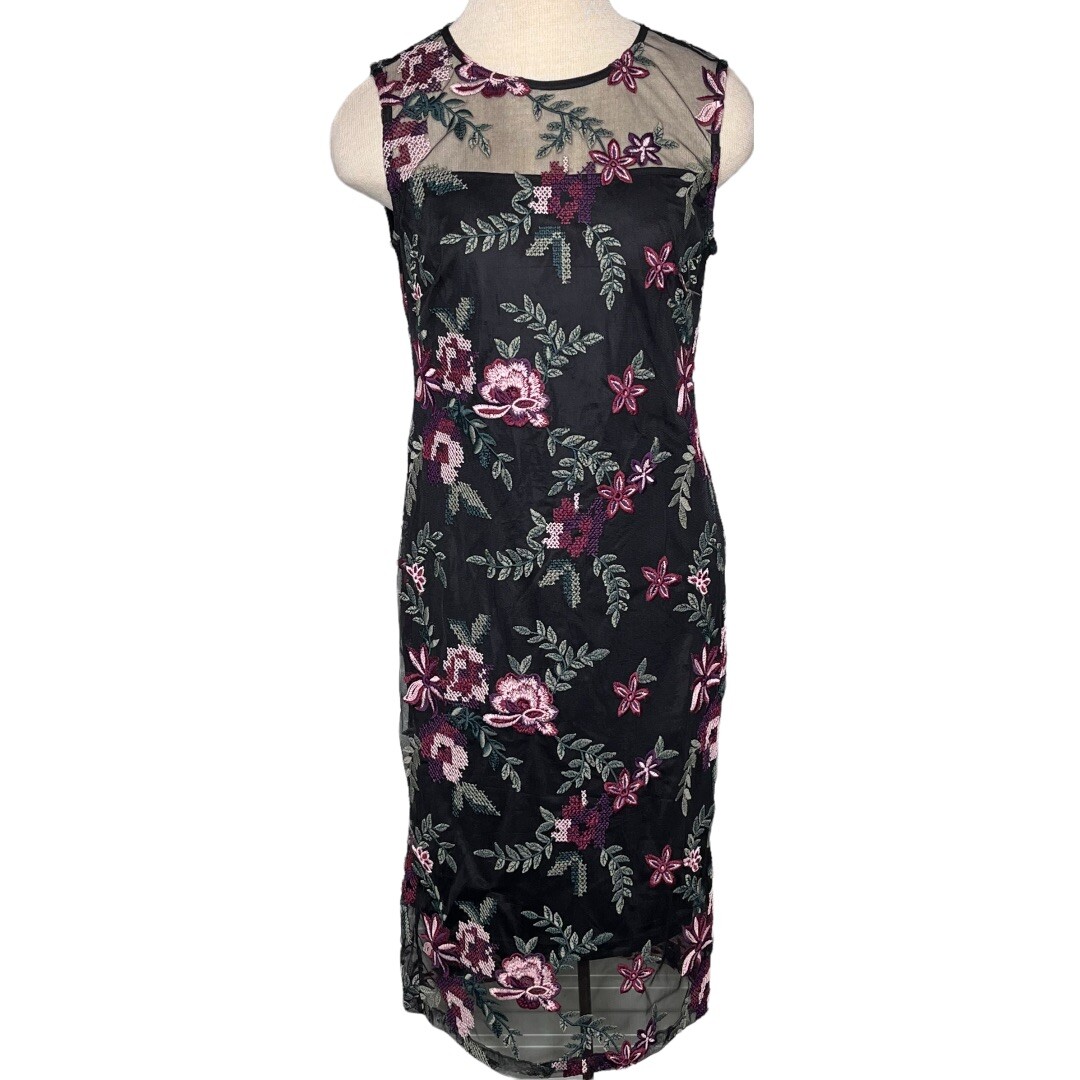 green emerald velvet dress Calvin Klein Womens Floral Embroidered Spaghetti-Strap Dress Black Multi  Size 6 at Amazon Women's Clothing store