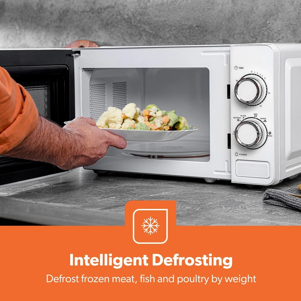 Geepas Argyle 1.7L Electric Kettle 4 Slice Bread Toaster 20L Microwave Oven Set - Image 3 of 4