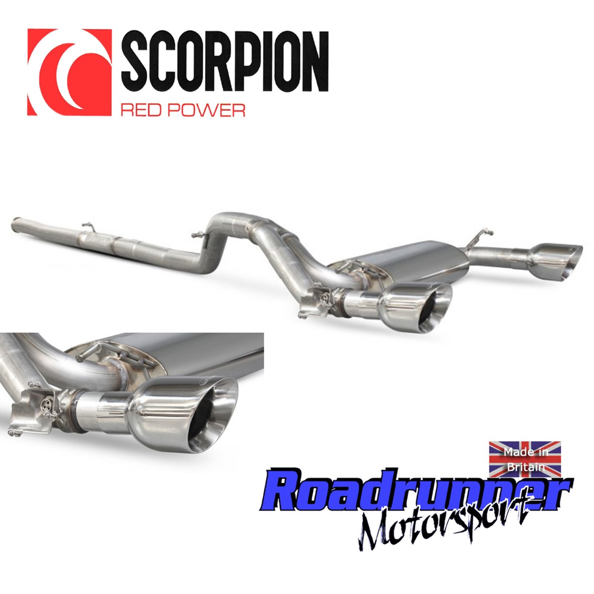 Ford Focus Mk3 RS 2.3-litre EcoBoost 4wd 5-Door Hatchback 2016-2018 Cat-back Exhaust Ford Focus Mk3 RS 2.3-litre EcoBoost 4wd 5-Door Hatchback 2016-2018 Cat-back Exhaust