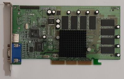 Leadtek WinFast LRI 2850 AGP Grafikkarte (64MB, nvidia GeForce2 MX, retro, 2001)