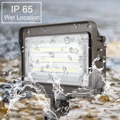 SUPER BRILLANTE LED Luz Inundacion 6500 Lumen Sensor Movimiento Prueba De Agua