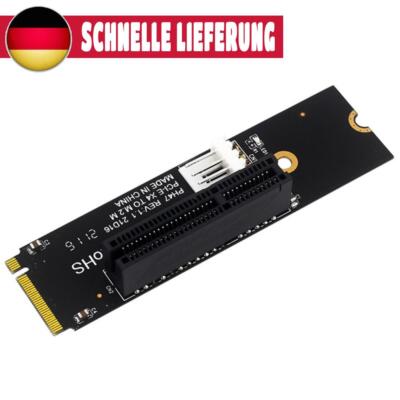 NGFF M.2 To PCI-E 4X Riser Card Compatible with X1 X4 X8 X16 PCI-e Interface