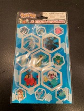POKEMON STICKERS 3d sealed 2 sheets stickety doo da 2011 american greetings NEW