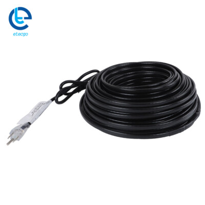 140 FT Self-Regulating Pipe Heating Cable Roof De-icing Heat Cable120V 8W/ft