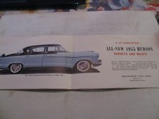 1955 Hudson Hornet Wasp Salesman Showroom Brochure Catalog Lowest Price Ebay 1955 Hudson Hornet Wasp Salesman Showroom Brochure Catalog Lowest Price Ebay